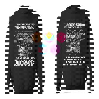 If Someone Attacks A Party Member We Roll All Initiative Sweatshirt - Geschenkecke