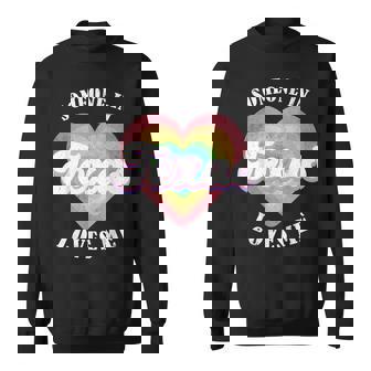 Someone In Texas Loves Me Heart Retro Groovy Sweatshirt - Monsterry