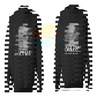 Souvenir Rétro Paysage Des Maldives Sweater e - Cadeauxyz