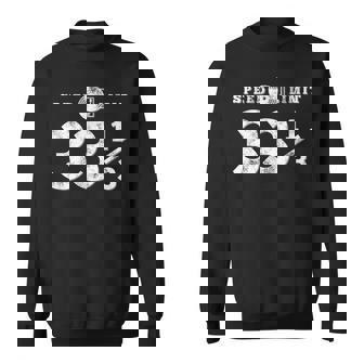 Speed Limit 33 13 Vinyl For Music Record Collector Sweatshirt - Monsterry