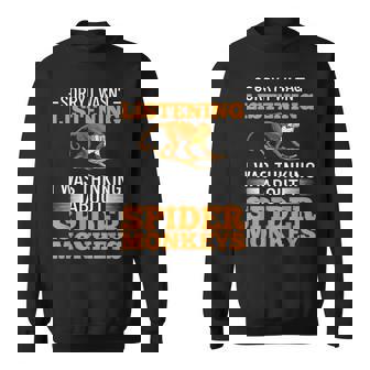 Spider Monkey Animals Cute Pet Sweatshirt - Monsterry