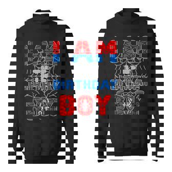 Spider Web Birthday Party I'm The Birthday Boy Sweatshirt - Thegiftio