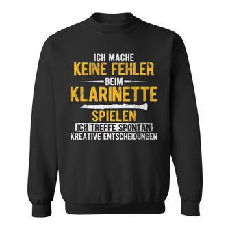 Spontan Kreative Decisions Music Clarinet Sweatshirt - Geschenkecke