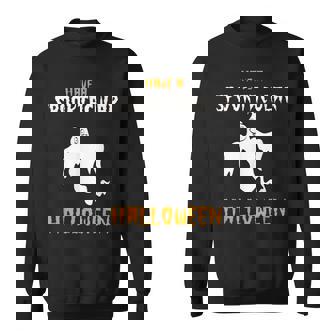 Have A Spooktacular Halloween Cartoon Ghost Spooky Sweatshirt - Monsterry