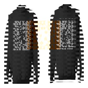 Spooky Vibes Halloween Spooky Babe Cute Ghost Costume Sweatshirt - Monsterry