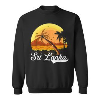 Sri Lanka Palm Tree Ocean Summer Holiday Sri Lanka S Sweatshirt - Geschenkecke