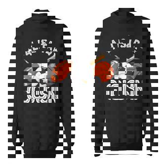 All Star Cousin Of The Birthday Boy Basketball Soccer Sport Sweatshirt - Monsterry