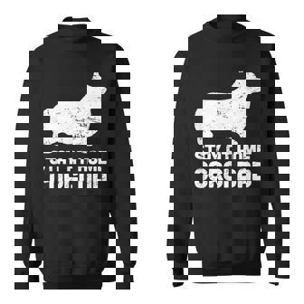 Stay At Home Dog Dad Corgi Sweatshirt - Monsterry