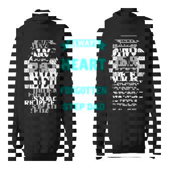Step Dad In Heaven Family Member Memorial Sweatshirt - Monsterry