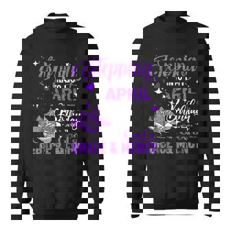 Stepping Into My April Birthday With God's Grace & Mercy Sweatshirt | Seseable CA