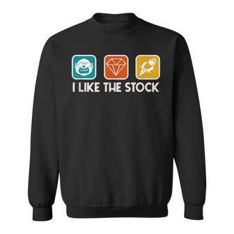 I Like The Stock Diamond Hands Ape GME Sweatshirt - Monsterry