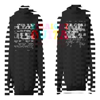 Straight Outta Dance Class Colorful Dance Vibes Sweatshirt - Monsterry