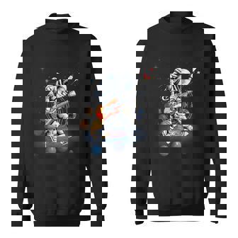 Sun Planet Astronaute Joueur De Guitare Musicien Sweater e - Cadeauxyz