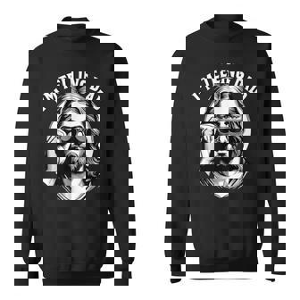 With Sunglasses Ich Erzähle Papa Jesus Sweatshirt - Geschenkecke