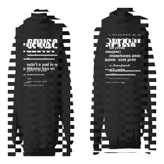 Supervisor Definition For Supervisor Sweatshirt - Monsterry