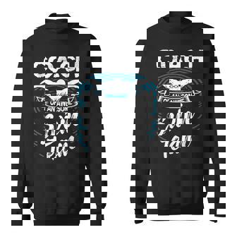Swim Coach Professional Instructor Swimming Lesson Sport Sweatshirt - Monsterry