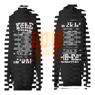 I Tackled 100 Days Of 3rd Grade Football 100 Days Of School Sweatshirt - Monsterry
