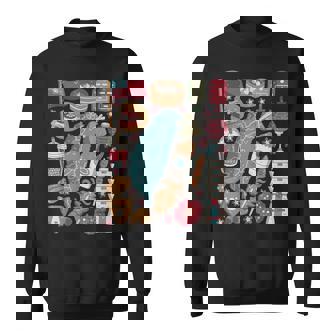 Taiwan Doodles Taipei Asia Bubble Tea Gua Bao Sweatshirt - Monsterry