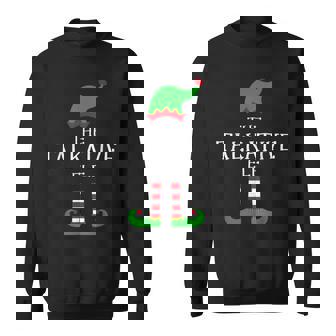The Talkative Elf Matching Family Group Idea Christmas Sweatshirt - Monsterry