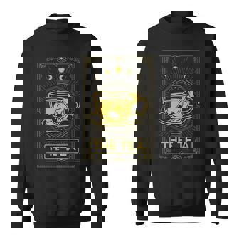 The Tea Drinker Tarot Card Reading Occult Dark Magic Sweatshirt - Monsterry