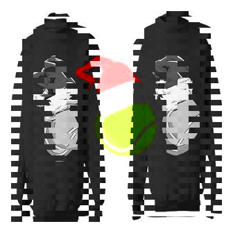Tennis Coach Player Ball Christmas Xmas Holiday Premium Sweatshirt - Monsterry
