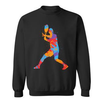 Tennis Player Colourful Children's Tennis Player Boys' Sweatshirt - Geschenkecke