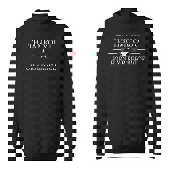 Thank You For Your Service Military Veterans Day Sweatshirt - Monsterry
