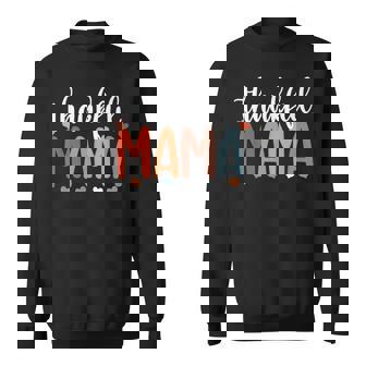 Thankful Mama Fall Season Pumpkin Mother Thanksgiving Day Sweatshirt - Monsterry