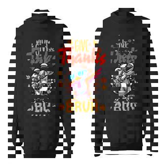 Thanksgiving Toddler Bruh Give Thanks Bro Sweatshirt - Monsterry
