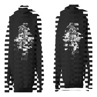 Three Opossums Howling At The Moon Ugly Possum Sweatshirt - Monsterry