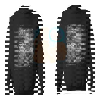 Three Otters Moon Howling Sweatshirt | Seseable CA