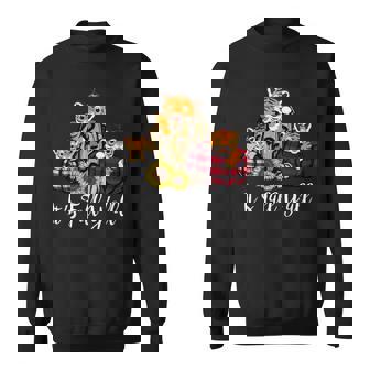 Tiger It's Fall Y'All Thanksgiving Animal Lover Sweatshirt - Monsterry