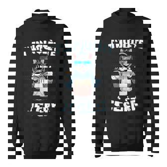 T'inquiète Je Gère Chat Humoristique Cadeau Humour Sweater e - Cadeauxyz