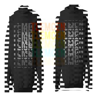 Tlemcen City Algérie Retro Sweater e - Cadeauxyz