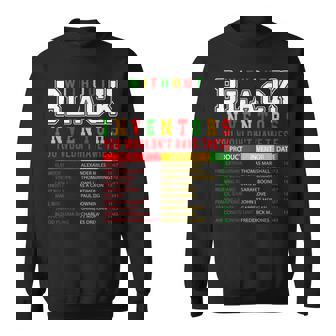 History Of Forgotten Black Inventors Black History Month Sweatshirt - Seseable