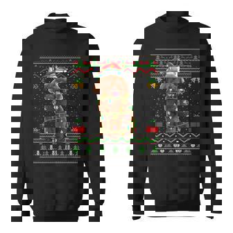 Toy Poodle Dog Lover Matching Ugly Toy Poodle Christmas Sweatshirt - Monsterry