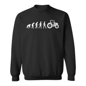 Tractor Evolution Tractor Farmer Tractor Farmer Sweatshirt - Geschenkecke