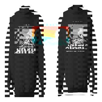 Tracy California Retro 80S Bigfoot Mountains Sweater e - Cadeauxyz