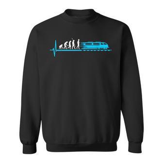 Train Evolution Railway Model Railway Driver Sweatshirt - Geschenkecke