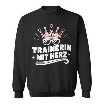 Trainer With Heart Fitness Dance Football Farewell Sweatshirt - Geschenkecke