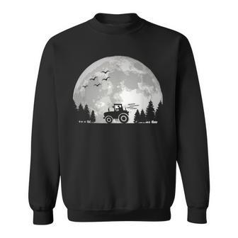 Traktorfahrer Traktor Treckerfahrer Landwirt Mond Trecker Sweatshirt - Geschenkecke