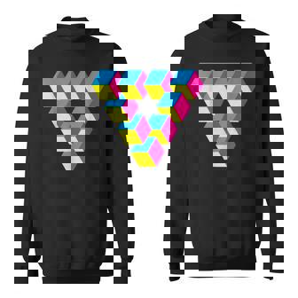 Triangle De Penrose Triangle Avec Illusion Optique Enseignant Sweater e - Cadeauxyz