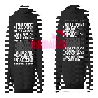 Trinidadian I'm Not Perfect Flag Trinidad And Tobago Sweatshirt - Thegiftio UK
