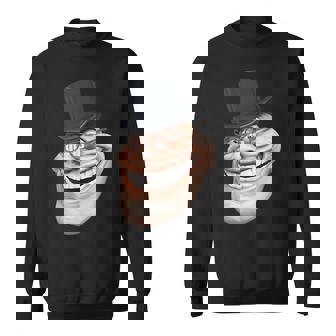 Trollge Trollface Troll Face Rage Comic Dank Meme Sweatshirt - Monsterry