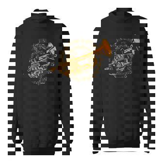 Trompette Partition Musiciens Trompettistes Sweater e - Cadeauxyz