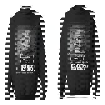 Trump 2024 Mugshot President Legend Tank Top Sweatshirt - Monsterry