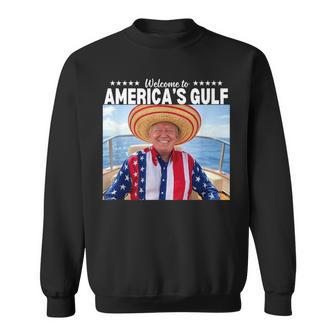 Trump America's Gulf Mexico President Trump Sombrero Sweatshirt - Thegiftio UK