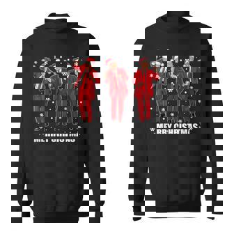 Trump Christmas Pajama Trump Dance Usa 47Th President Sweatshirt - Thegiftio UK