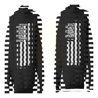 Trump Dance Qr On Back Sweatshirt | Mazezy
