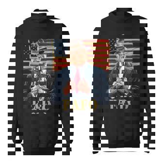Trump Fafo F Around Find Out Us Flag Vintage Sweatshirt | Mazezy